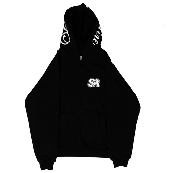 Black Team Logo Hoodie