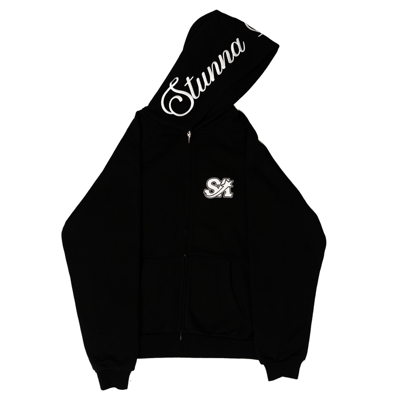 Black Team Logo Hoodie